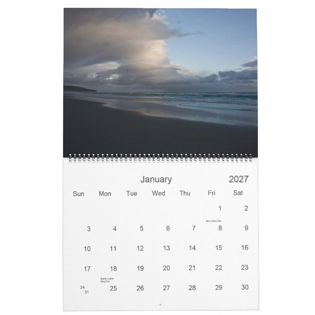 New Zealand 2011 Calendar (Jan 2027)