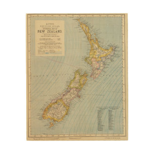 New Zealand 4 Wood Wall Art