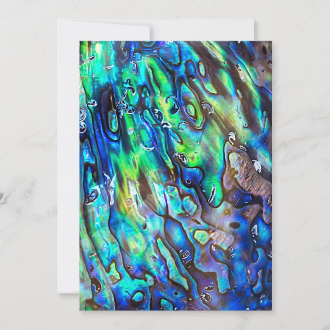 New Zealand Abalone Paua Shell Pattern 1 (Front)