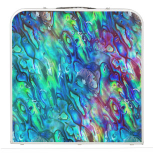 New Zealand Abalone Paua Shell Pattern 1 Beer Pong Table