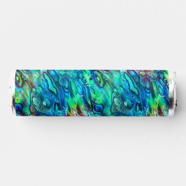 New Zealand Abalone Paua Shell Pattern 1 Breath Savers® Mints (Front)