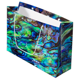 New Zealand Abalone Paua Shell Pattern 1 Large Gift Bag
