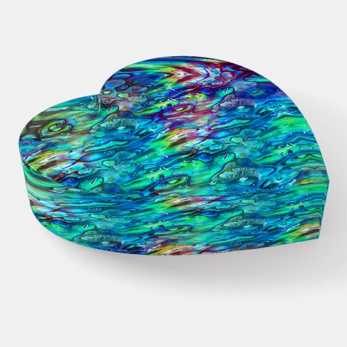 New Zealand Abalone Paua Shell Pattern 1 Paperweight