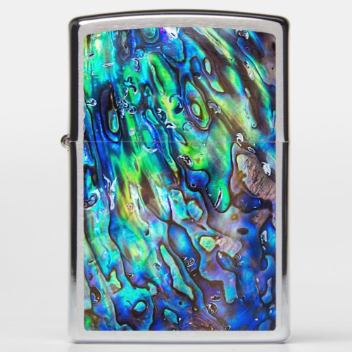 New Zealand Abalone Paua Shell Pattern 1 Zippo Lighter