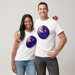 New Zealand All whites kiwi flag Ball T-Shirt