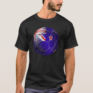 New Zealand All whites kiwi flag Ball T-Shirt