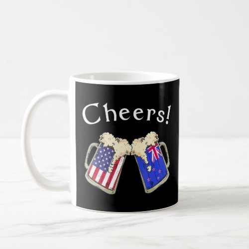 New Zealand American Patriot Grown Country Cheers  Coffee Mug