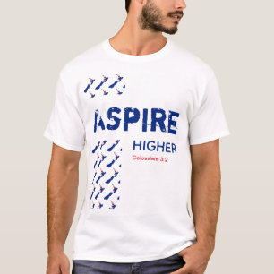 New Zealand ASPIRE HIGHER Christian Scripture T-Shirt