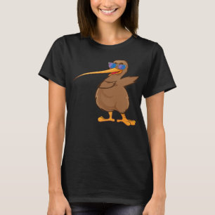 New Zealand Bird Lover Dabbing Kiwi Bird Da Dance T-Shirt