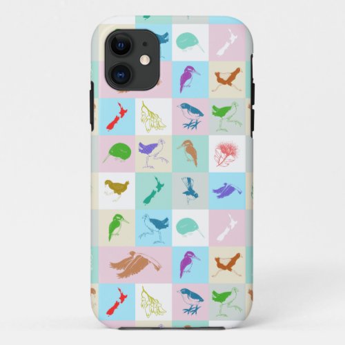 New Zealand Bird Pattern iPhone 11 Case