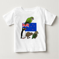 New Zealand Birdorables Baby Fine Jersey T-Shirt