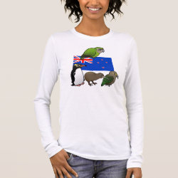 New Zealand Birdorables Women's Basic Long Sleeve T-Shirt