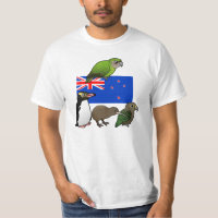 New Zealand Birdorables Men's Crew Value T-Shirt