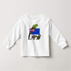 New Zealand Birdorables Toddler Long Sleeve T-Shirt