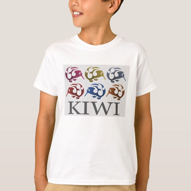 NEW ZEALAND birds KIWI shirt (Front)
