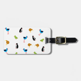 New Zealand Birds Luggage Tag