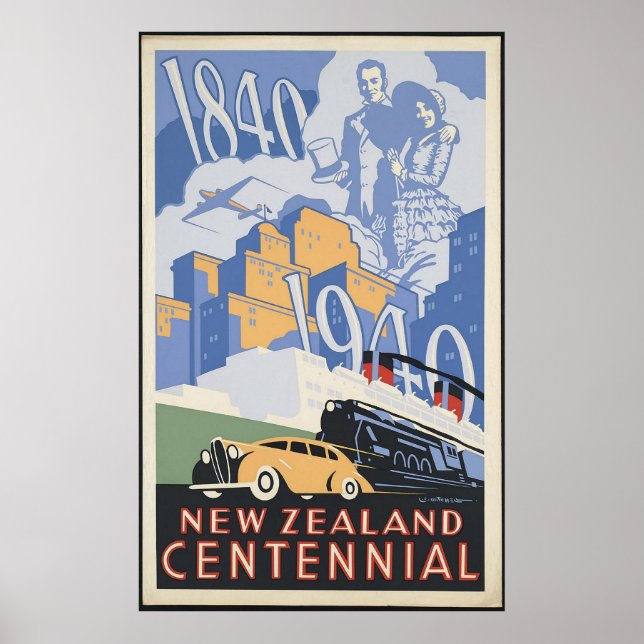 New Zealand Centennial Poster (Front)