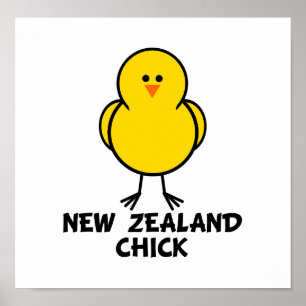 New Zealand Chick Poster
