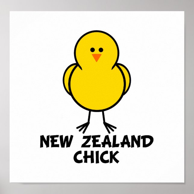 New Zealand Chick Poster (Front)