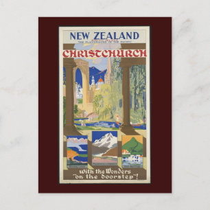 New Zealand Christchurch Postcard