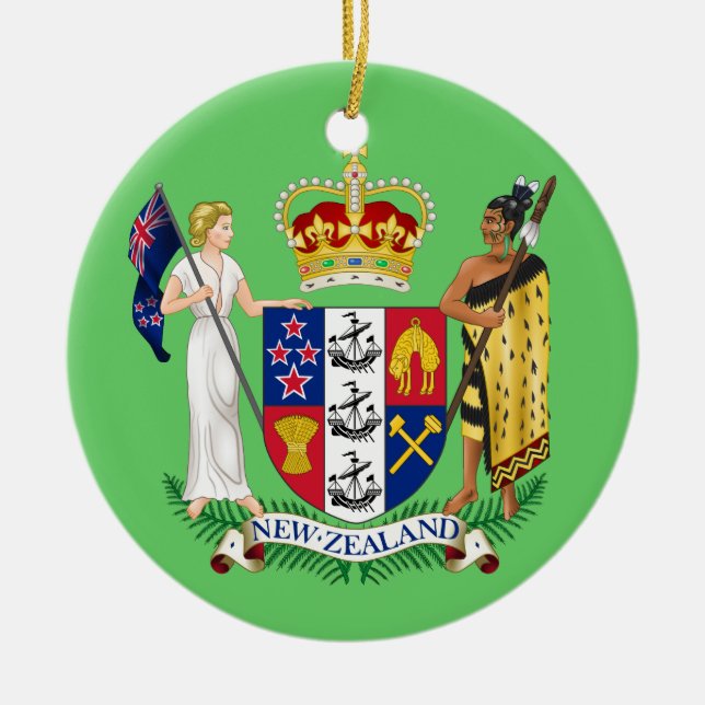 NEW ZEALAND Christmas Ornament (Front)