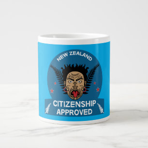 New Zealand Citizenship Gift New Citizen Kiwi Giant Coffee Mug