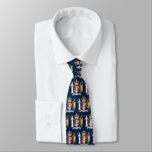 New Zealand Coat of Arms Neck Tie