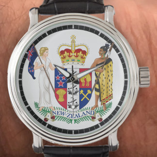 New Zealand Coat of Arms on a Watch