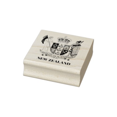 New Zealand Coat of Arms Rubber Stamp