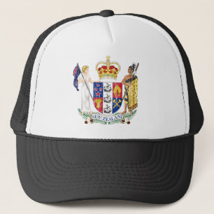 New Zealand Coat Of Arms Trucker Hat