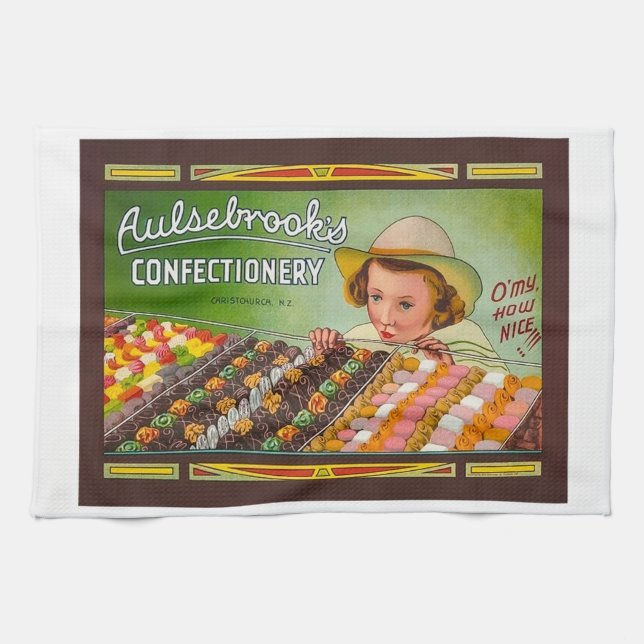 New Zealand Confectionery Kitchen Towel (Horizontal)