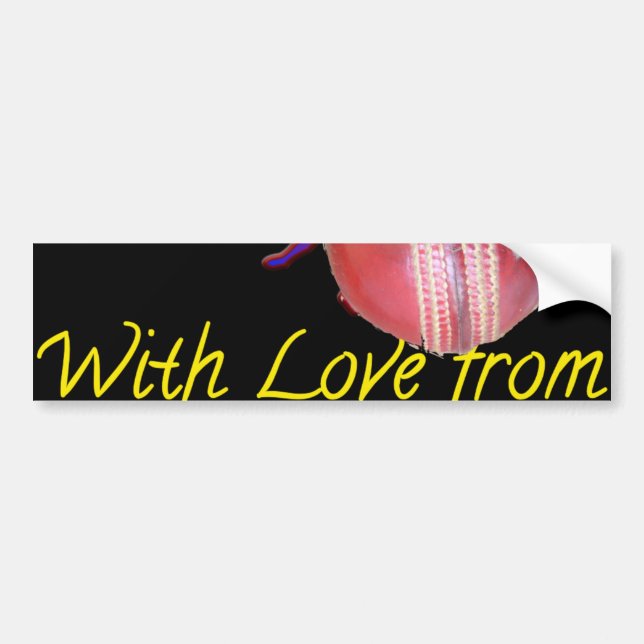  New Zealand cricket player fun Bumper Sticker (Front)