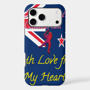 New Zealand Cricket Team: Love From My Heart Art iPhone 17 Pro Max Case