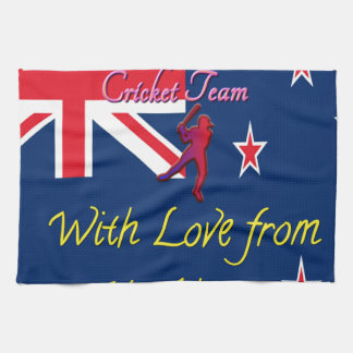 New Zealand Cricket Team: Love From My Heart Art Towel