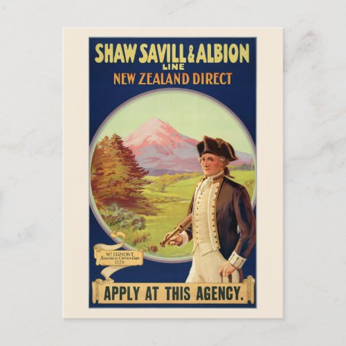 New Zealand Direct Vintage Poster 1931 Postcard