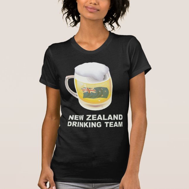 New Zealand Drinking Team T-Shirt (Front)