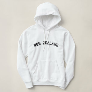 New Zealand Embroidered Hoodie 