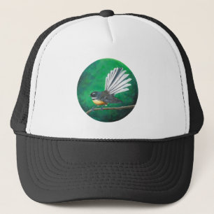 New Zealand fantail bird (piwakawaka) Trucker Hat
