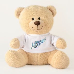 NEW ZEALAND FERN PAUA TEDDY BEAR
