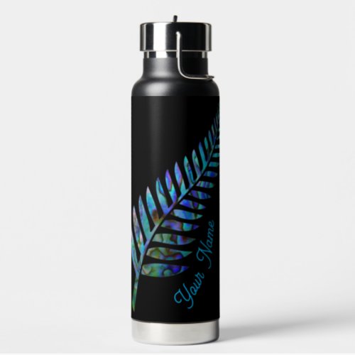 NEW ZEALAND FERN PAUA WATER BOTTLE