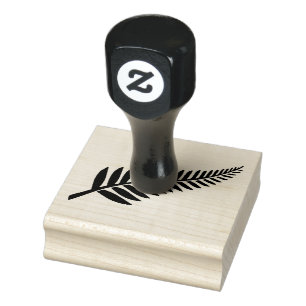 NEW ZEALAND FERN RUBBER STAMP
