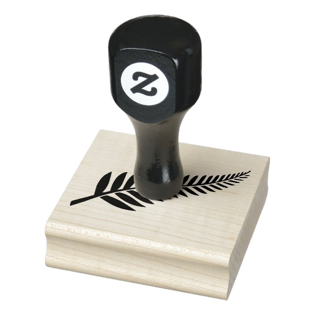 NEW ZEALAND FERN RUBBER STAMP (Stamp)