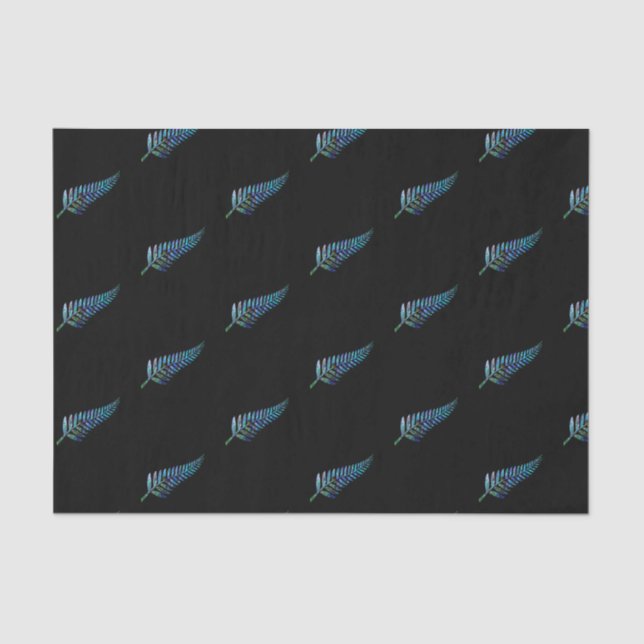 NEW ZEALAND FERN SIMPLE PAUA TISSUE PAPER (Front)