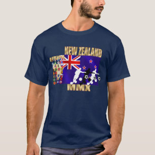 New Zealand Flag 32 qualifying countries T-Shirt