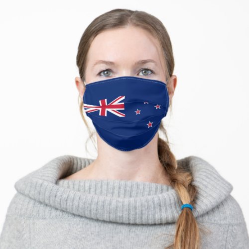 New Zealand Flag Adult Cloth Face Mask