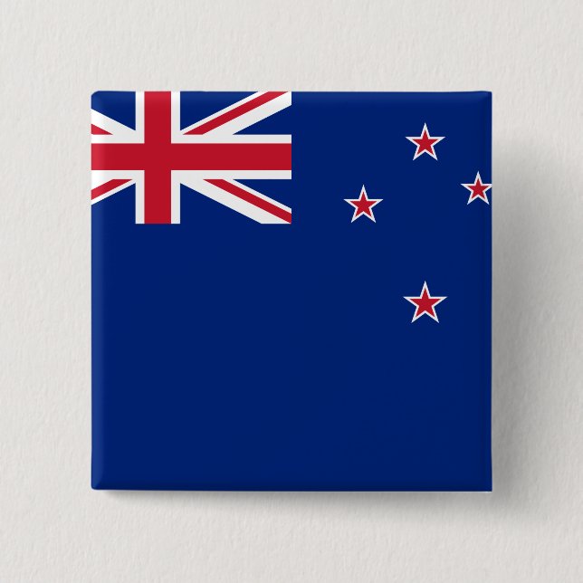 New Zealand Flag Button (Front)