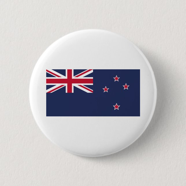 New Zealand Flag Button (Front)