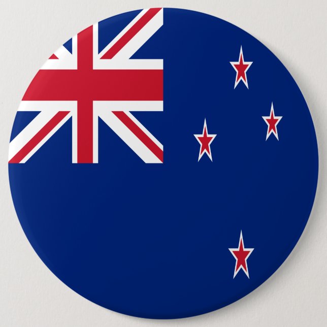 New Zealand Flag Button (Front)