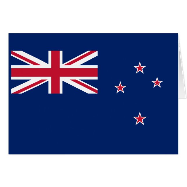 New Zealand Flag Cards (Front Horizontal)