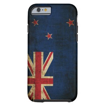 New Zealand Flag Tough Iphone 6 Case by Crookedesign at Zazzle